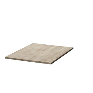 Tischplatte Eiche, 120x80 cm, 2,8 cm dick, unbehandelt, für individuellen Tischbau.