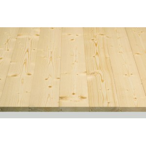 Assi di legno abete/abete rosso grezzo con linguetta e scanalatura, 19x96x2000 mm, per interni.