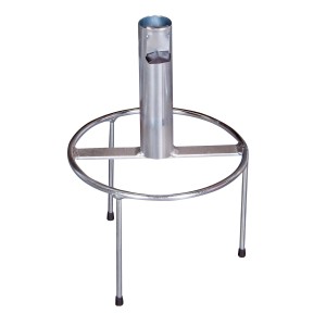 Pointe à gazon Doppler pour parasols jusqu'à 50 mm de diamètre de mât, pour une installation facile dans le jardin.