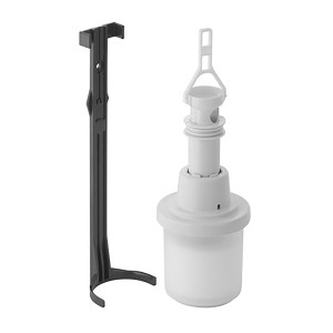 Cloche de rechange Geberit pour réservoirs apparents, blanc et noir.