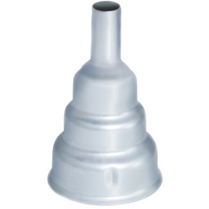 Ugello riduttore Steinel 9 mm per pistole ad aria calda, acciaio inox, per calore preciso.
