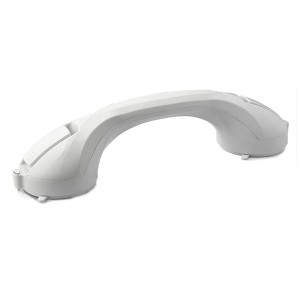 Barre d'appui à ventouses blanche MSV avec indicateur de sécurité pour salle de bain, charge max. 60 kg.
