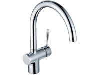 OBI Spültischarmatur Style mit seitlichem Hebel verchromt