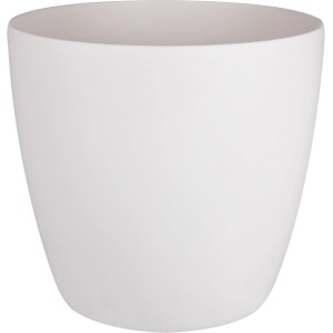Vaso per piante Elho Brussels bianco rotondo (Ø 35 cm) con ruote.