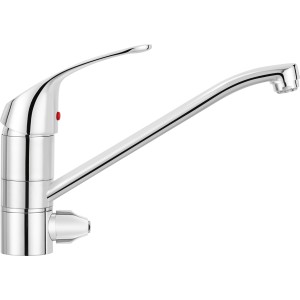 Mitigeur de cuisine baliv KI-1182 chromé avec raccordement d'appareil, monocommande.