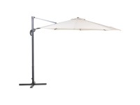 Beliani Ampelschirm Savona Hellbeige Ø 300 cm