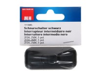 Schnurschalter Schwarz 1 Stk.