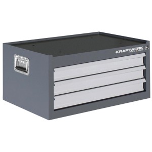 Kraftwerk Servante d'atelier BT700 avec 3 tiroirs, gris, (HxLxP) 71,9x47,4x36,9 cm.