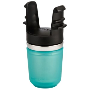 Filtro da tè Contigo per tazza West Loop, acciaio inox e plastica, per la preparazione del tè in viaggio.