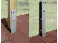 Weka Carport H-Anker-Set 8 / 8 Anker je 120 x 120 mm