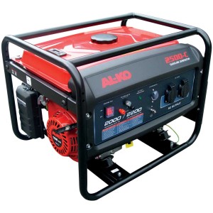 Groupe électrogène AL-KO 2500-C avec réservoir 15 L, rouge/noir, avec cadre de transport.