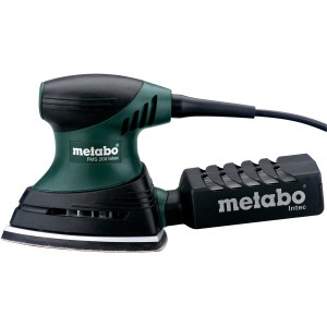 Ponceuse multifonction Metabo FMS 200 Intec, ponceuse maniable pour coins et surfaces.