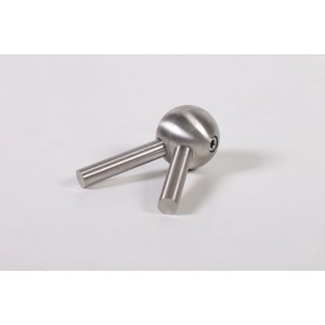 Joint V2A 35/10 en acier inoxydable pour main courante, connecteur d'angle flexible pour rampes d'escalier.