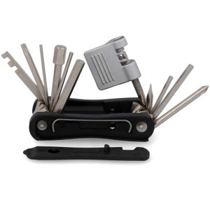 Fischer outil multifonction 15 pièces pour vélos et vélos électriques, kit de réparation.