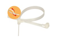 Kabelbinder Weiss 300 x 7,5 mm / 20 Stk.