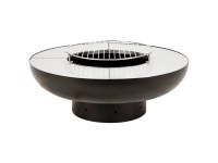 Nouvel Grill- und Feuerschale Superiore Stahl Schwarz Ø 75 x 31,5 cm