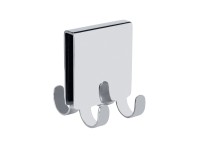 Anello Portasciugamani Wenko 22285100 Arcole, In Zinco Pressofuso Cromato, 6,5x24x16,5 Cm, Fissaggio Con Sistema Power-Loc Adesivo Senza Trapano