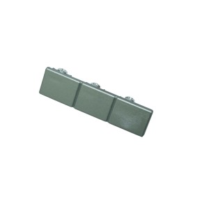 Gardinia embout pour rails à rideaux japonais 3 voies, blanc, 2 pièces.