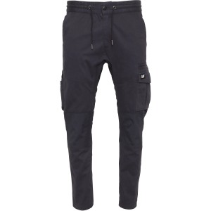 Pantalon de travail noir Cat Dynamic avec poches cargo, taille 32x30.