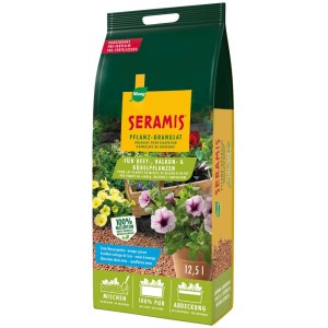 Seramis Granulato per piante da letto, balcone e contenitore, sacco da 12,5 l.