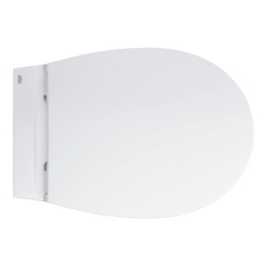 Grohe QuickFix Set WC sospeso Bau Ceramic Slim, vaso a cacciata con chiusura rallentata.