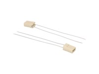 Portalampada in ceramica G9 Grigio 140 mm / 2 pz