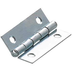 Charnière Hettich, étroite, acier galvanisé, 50x30x1,2mm, pour équipement de meubles.