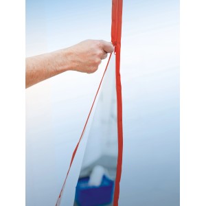 Porte anti-poussière LUX (2,2x1,2 m) avec fermeture éclair pour la protection contre la poussière pendant les travaux de rénovation.