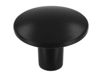 Siro Möbelknopf 2087F Metall Schwarz matt Lochabstand Ø 30 mm