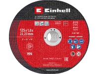 Einhell Korund Dünntrennscheiben-Set 125 mm Edelstahl-Metall