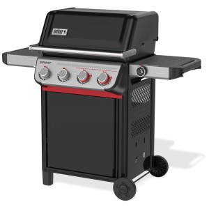 Weber Spirit EX-425 barbecue a gas, in ghisa smaltata, nero, con 4 bruciatori e Sear Zone.