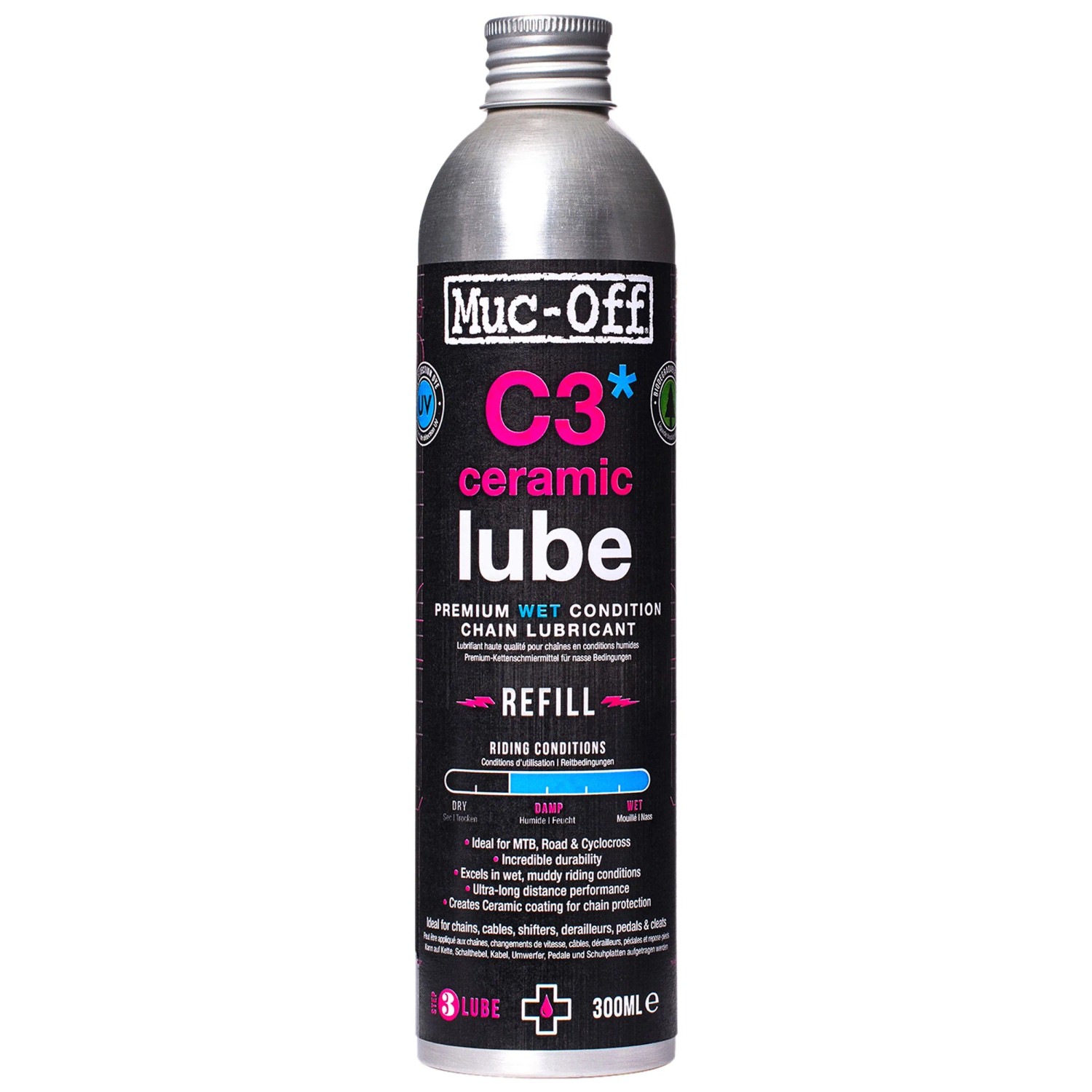 LUBRIFIANT CHAINE VELO TEMPS SEC - 100ML