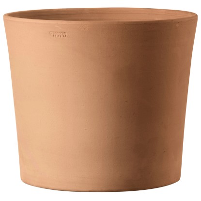 Deroma White Garden Pflanztopf Vaso Cilindrico Terracotta Tonweiss 20 cm