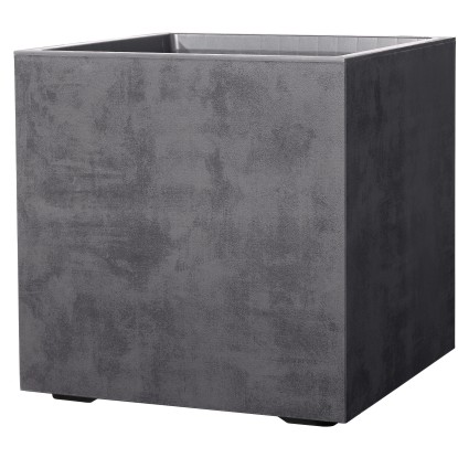 Deroma Pflanzkübel Millennium Anthrazit (HxBxT) 49 x 49 x 49 cm