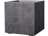 Deroma Pflanzkübel Millennium Anthrazit (HxBxT) 49 x 49 x 49 cm
