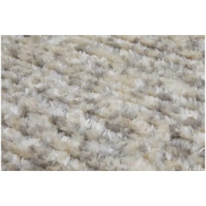 Dettaglio: Tappeto beige-grigio Ovada, moderno a pelo alto, 120x170 cm.