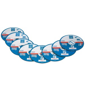 Plusieurs disques à tronçonner en tissu LUX, diamètre 125 mm, accessoires pour meuleuses d'angle.