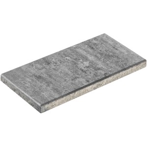 Diephaus Corso Graphite, lastra per terrazza, 50x25x4 cm, aspetto sfumato per terrazza e giardino.