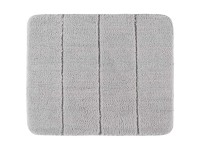 Wenko Badematte Steps Micropolyester Grau