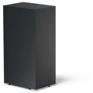 Meuble aquarium noir Oase Styleline 85, design simple.