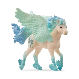 Schleich Stormy, poulain licorne, détaillé et peint à la main, de la catégorie Cadeaux.