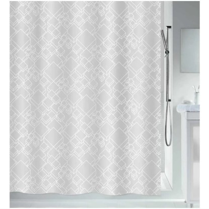 Spirella Duschvorhang Peer Weiss 240 x 180 cm