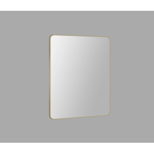 Specchio di design DSK Picasso, 50x70 cm, cornice dorata. Specchio da parete per bagno e soggiorno.