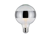 Paulmann LED-Leuchtmittel Globe Ringspiegel E27 Silber 6,5 W