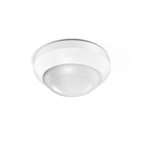 Rilevatore di movimento a infrarossi Steinel IS 360-3 bianco per montaggio a soffitto.