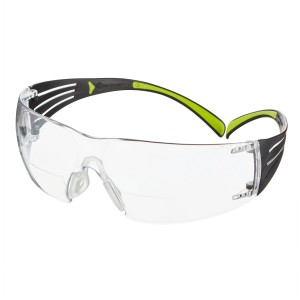 Lunettes de protection 3M Securefit Reader transparentes avec correction +2,5 dioptries pour protection des yeux et vision de près.