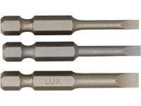 LUX Schlitz-Bit-Set 50 x 3,5 / 4 / 5,5 mm 3-tlg.