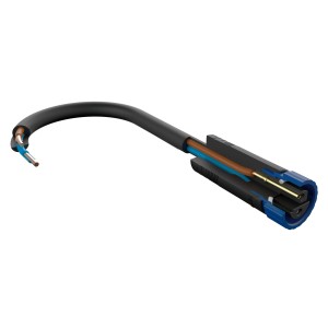 Dettaglio: Cavo Paulmann Plug & Shine con connettore per sistemi di illuminazione esterna.