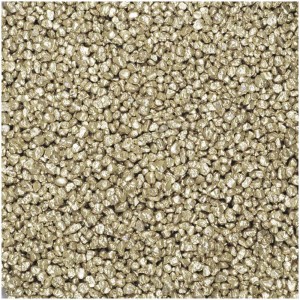 Granulato decorativo oro bianco, 2-3 mm, ideale per vasi e decorazioni.