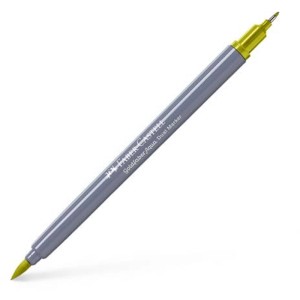 Feutre double pointe Faber-Castell Goldfaber Aqua vert mai jaunâtre.